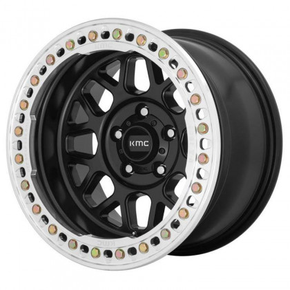 Alloy wheel KM235 Satin Black Beadlock KMC