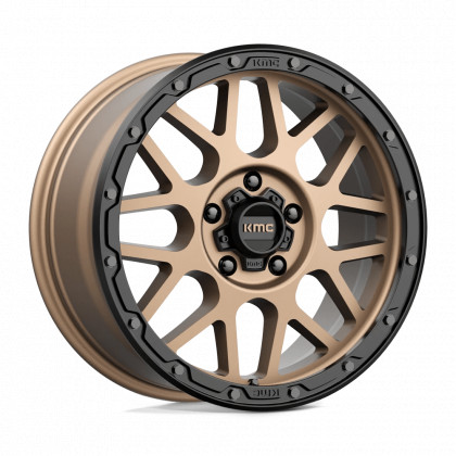 Alloy wheel KM535 Grenade Off-road Matte Bronze W/ Matte Black LIP KMC