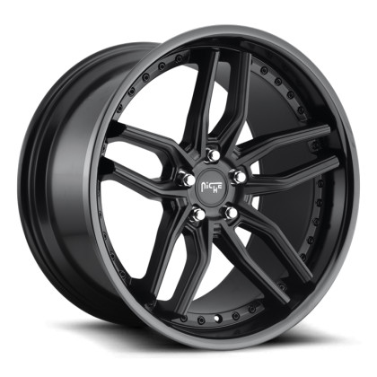 Alloy wheel M194 Methos Gloss Black Matte Black Niche Road Wheels