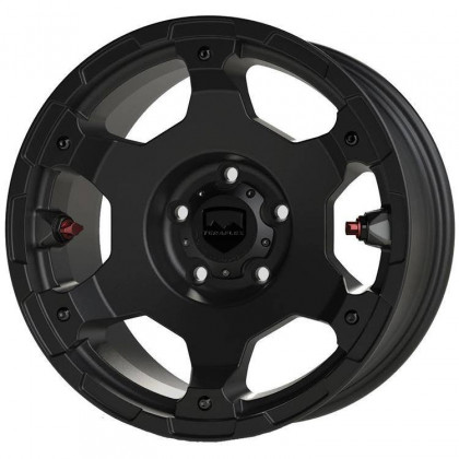 Alloy wheel with deflator Normad Metallic Black TeraFlex