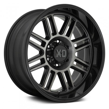 Alloy wheel XD850 Cage Gloss Black/Gray Tint XD Series