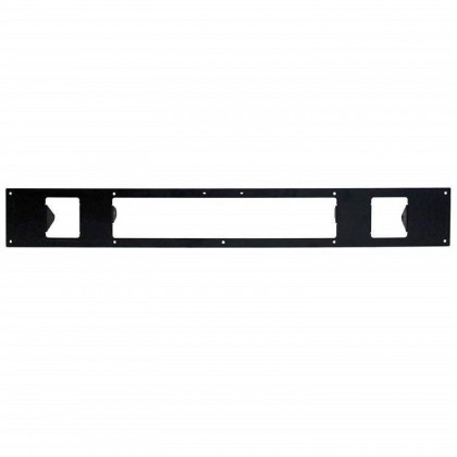 Front plate for two Cube LED 3x3" and 20" light bar for roof rack Go Rhino SRM100