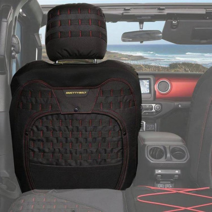 Front seat covers black Smittybilt Custom Fit G.E.A.R. GEN2