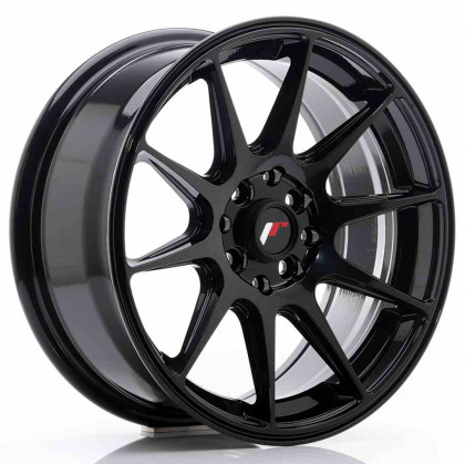 JR Wheels JR11 16x7 ET30 4x100/114 Glossy Black