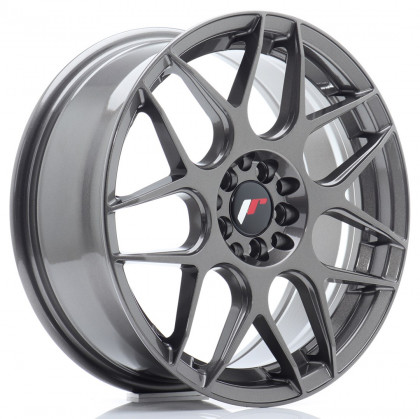 JR Wheels JR18 17x7 ET40 4x100 Hyper Gray