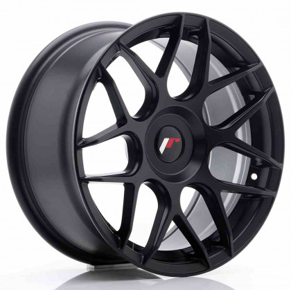 JR Wheels JR18 17x8 ET25-35 Blank Matt Black