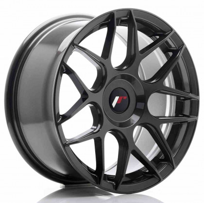 JR Wheels JR18 17x8 ET35 Blank Hyper Gray