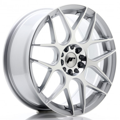 JR Wheels JR18 18x7,5 ET35 5x100/120 Silver Machined Face