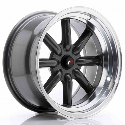 JR Wheels JR19 17x9 ET-10 BLANK Gun Metal