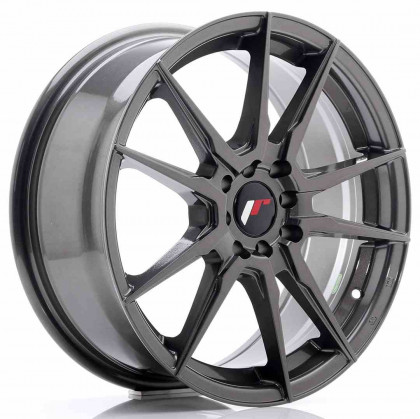 JR Wheels JR21 17x7 ET25 4x100/108 Hyper Gray