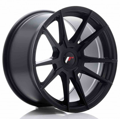 JR Wheels JR21 17x9 ET25-35 Blank Matt Black