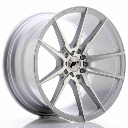 JR Wheels JR21 18x9,5 ET35 5x100/120 Silver Machined Face