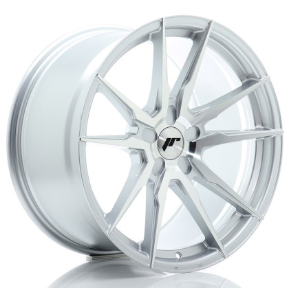 JR Wheels JR21 19x10 ET20-51 5H BLANK Silver Machined Face