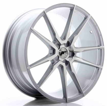 JR Wheels JR21 22x9,5 ET30-48 5H BLANK Silver Machined Face