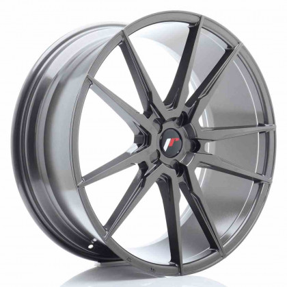 JR Wheels JR21 22x9 ET30-45 5H BLANK Hyper Gray