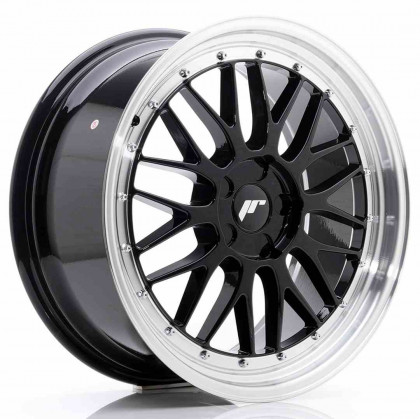 JR Wheels JR23 19x8,5 ET35-50 5H BLANK Gloss Black w/Machined Lip