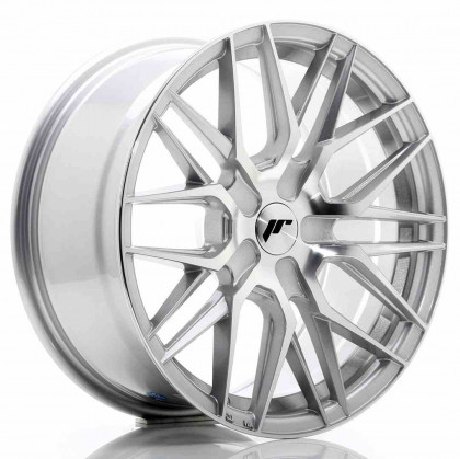 JR Wheels JR28 17x8 ET25-40 BLANK Silver Machined Face