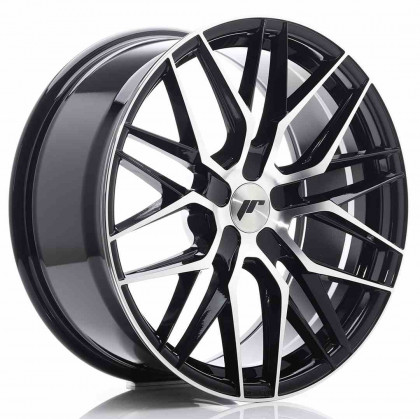 JR Wheels JR28 19x8,5 ET35-40 5H BLANK Gloss Black Machined Face