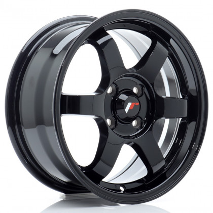 JR Wheels JR3 15x7 ET40 4x100 Gloss Black