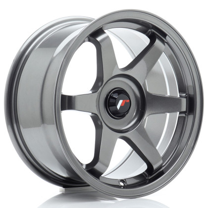 JR Wheels JR3 16x8 ET25 BLANK Gun Metal