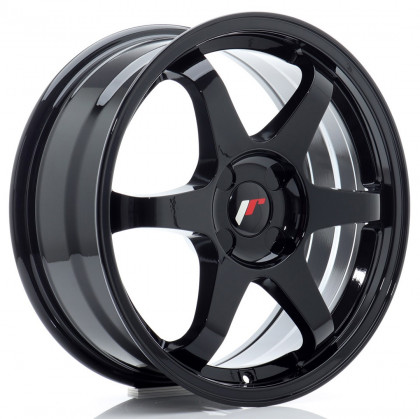 JR Wheels JR3 17x7 ET20-42 4H BLANK Gloss Black