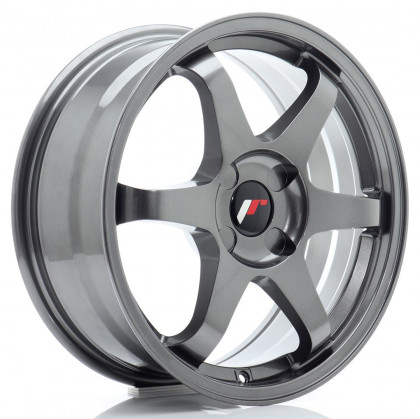 JR Wheels JR3 17x7 ET20-42 4H BLANK Gun Metal