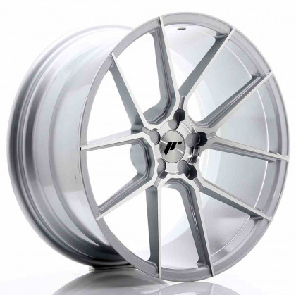 JR Wheels JR30 20x10 ET20-40 5H BLANK Silver Machined Face