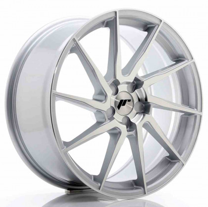 JR Wheels JR36 19x8,5 ET20-50 5H BLANK Silver Brushed Face