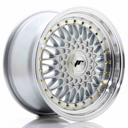 JR Wheels JR9 16x8 ET25 4x100/108 Silver w/Machined Lip