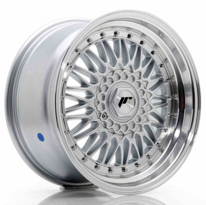 JR Wheels JR9 17x8,5 ET35 5x112/120 Silver w/Machined Lip+Silver Rivets