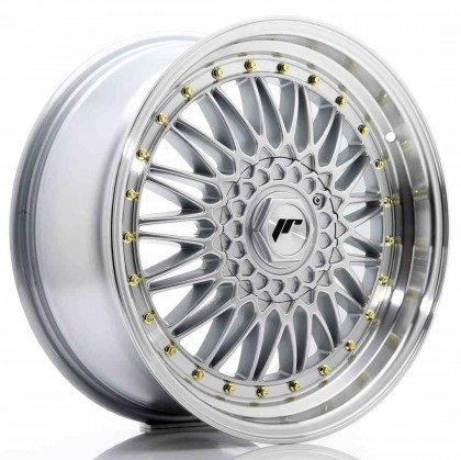 JR Wheels JR9 18x8 ET35 5x100/120 Silver w/Machined Lip