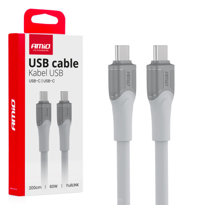 Kabel USB-A TO TYP-C 60W 200cm FullLINK model X111 AMiO-04292