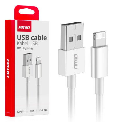 Kabel USB na Lightning 2A 100cm FullLINK AMIO-03895