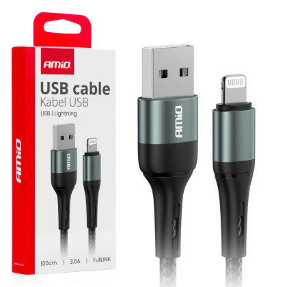 Kabel USB na Lightning 3A 100cm FullLINK AMIO-03913