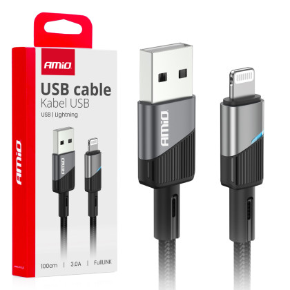 Kabel USB na Lightning 3A 100cm FullLINK AMIO-03925