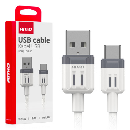 Kabel USB na USB-C 3A 100cm FullLINK AMIO-03905