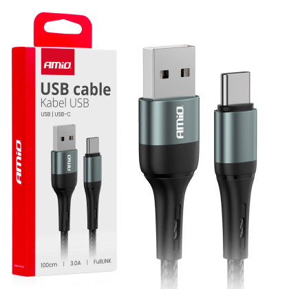 Kabel USB na USB-C 3A 100cm FullLINK AMIO-03911