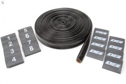 Osłona termiczna silikonowa DEI - 1cm -8m - Czarny
