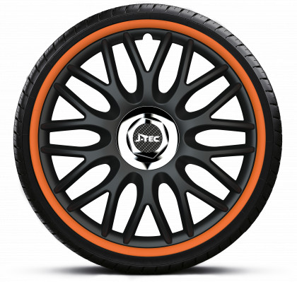 Ozdobné kryty kol, poklice 14" ORDEN ORANGE R 4ks