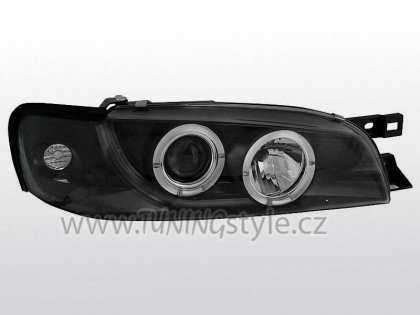 Přední světla angel eyes Subaru Impreza 93-00 černá