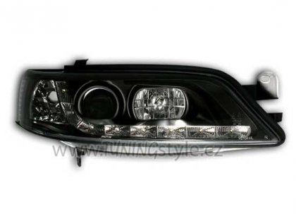 Přední světla s LED Devil eyes Opel Vectra B černá 99-02