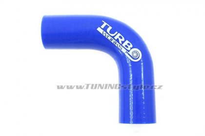 Silikonová hadice, koleno TurboWorks Blue 90° 28mm XL