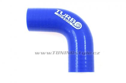 Silikonová hadice, koleno TurboWorks Blue 90° 38mm