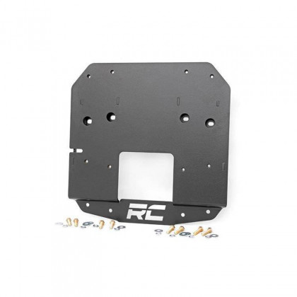 Spare tire relocation bracket vehicles without rear proximity sensors Rough Country