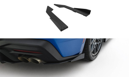 Splittery zadní boční Street Pro + flaps Ford Mustang GT Mk7 černo červené