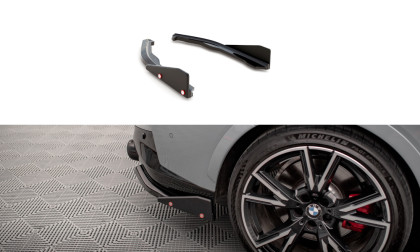 Splittery zadní boční V.2 + flaps BMW 2 Coupe M240i G42 černý lesklý plast