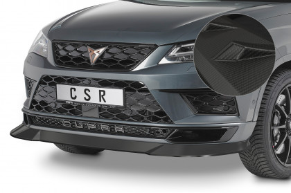 Spoiler pod přední nárazník CSR CUP - Cupra Ateca carbon look matný