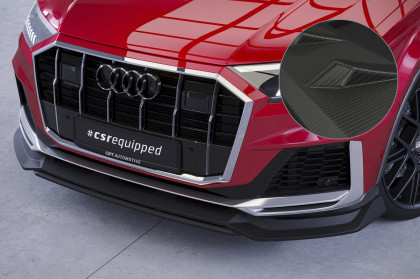 Spoiler pod přední nárazník CSR CUP pro Audi Q7 (4M) S-Line / SQ7 (4M) - carbon look matný