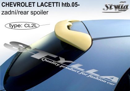 Spoiler zadní dveří horní, křídlo Stylla Chevrolet Lacetti 05- htb