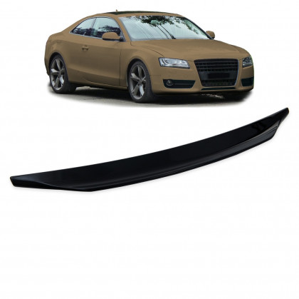 Spoiler zadní kapoty AUDI A5 (8T) Coupe 2007-2016 Sport-Style černý lesklý